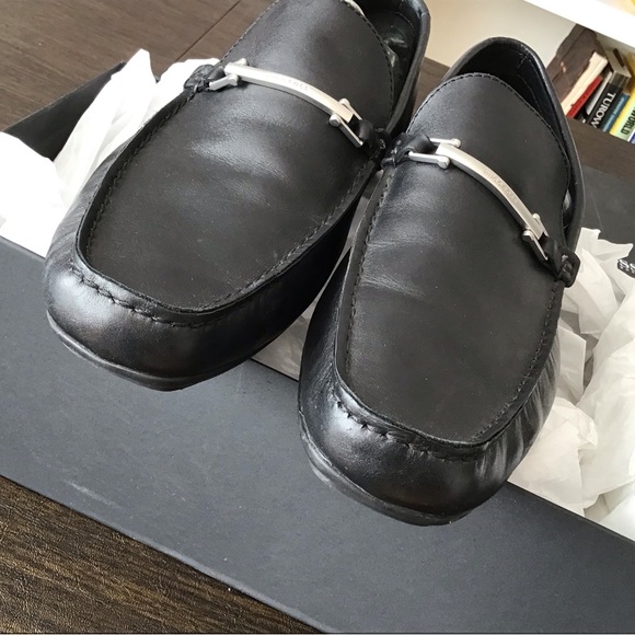 HUGO BOSS MEN’S “DOSTER” SHOE - New w/box - black - S 11 - Picture 5 of 7